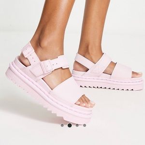 Dr Martens Voss sandals in chalk pink NWOT